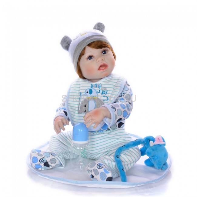 Реборн мальчик полностью силиконовый Себастьян