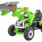 Детский электромобиль трактор на аккумуляторе 12V / зеленый - JS328A-GREEN