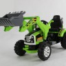 Детский электромобиль трактор на аккумуляторе 12V / зеленый - JS328A-GREEN