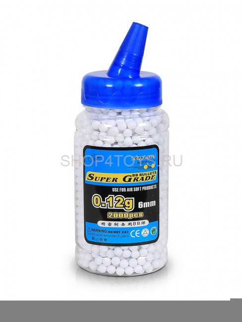 Пульки для страйкбола 6мм в банке (B12-1 , 6 мм, 2000 шт.) - B12-1