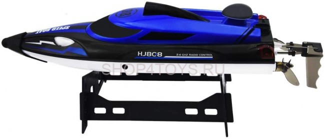 Радиоуправляемый катер Blue SpeedBoat (36 см, 25 км/ч, 2.4G) - HJ808-A2 Радиоуправляемый катер Blue SpeedBoat (36 см, 25 км/ч, 2.4G) - HJ808-A2