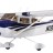 Радиоуправляемый самолет Top RC Cessna 182 400 class синий 965мм RTF 2.4G - TOP004C