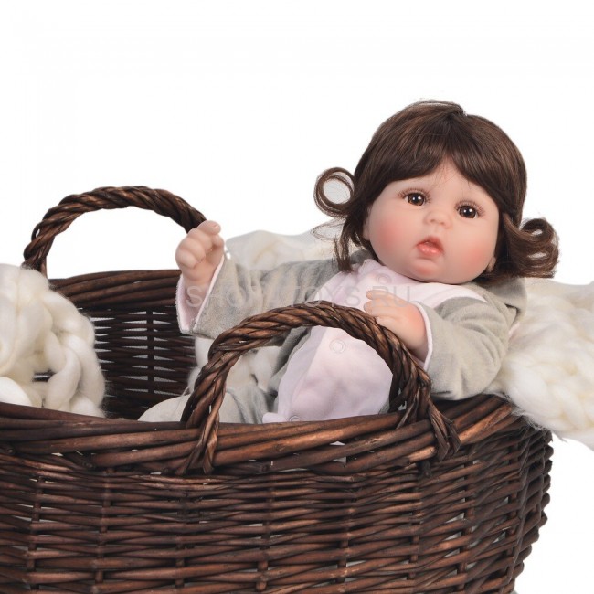 Реборн силиконовая девочка Дариночка