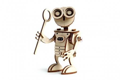 Конструктор 3D деревянный подвижный Lemmo Робот САН - 00-26 Конструктор 3D деревянный подвижный Lemmo Робот САН - 00-26