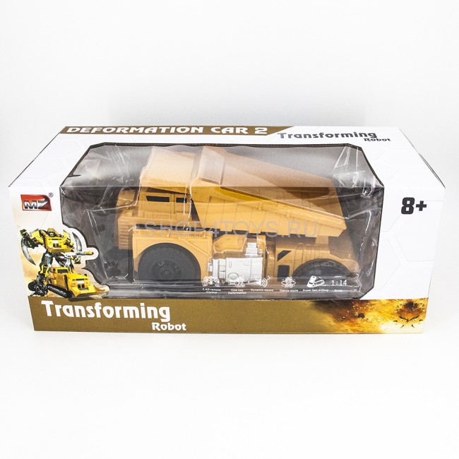 Радиоуправляемый робот-трансформер Самосвал 1:14, стреляет присосками - 2379PF Радиоуправляемый робот-трансформер Самосвал 1:14, стреляет присосками - 2379PF