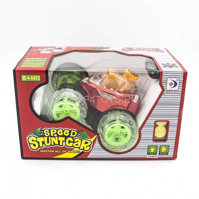 Радиоуправляемая красная машинка перевертыш со звуком, стреляет дисками - RD970-2-R Радиоуправляемая красная машинка перевертыш со звуком, стреляет дисками - RD970-2-R