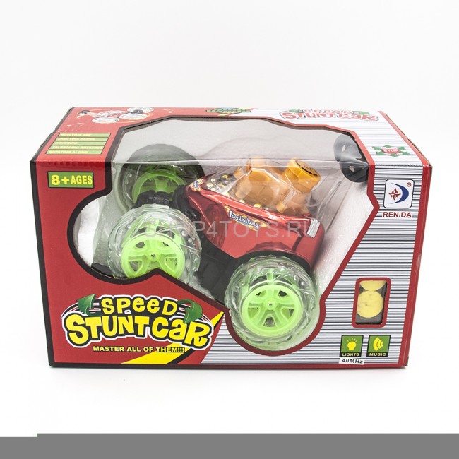 Радиоуправляемая красная машинка перевертыш со звуком, стреляет дисками - RD970-2-R Радиоуправляемая красная машинка перевертыш со звуком, стреляет дисками - RD970-2-R