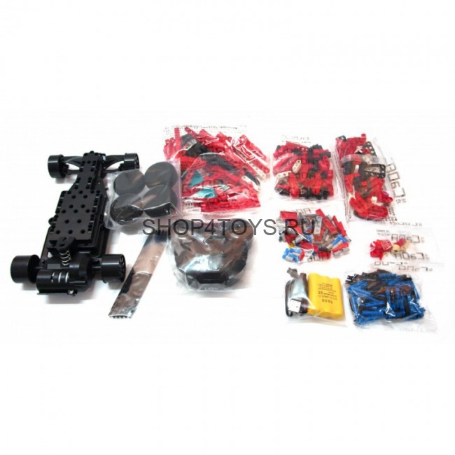 Конструктор Double E Cada Technics, формула 1, 317 деталей, пульт управления - C51010W Конструктор Double E Cada Technics, формула 1, 317 деталей, пульт управления - C51010W