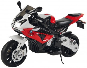 Детский электромотоцикл BMW S1000PR Red 12V - JT528-RED Детский электромотоцикл BMW S1000PR Red 12V - JT528-RED - это детский лицензионный двухколесный мотоцикл на резиновых колесах