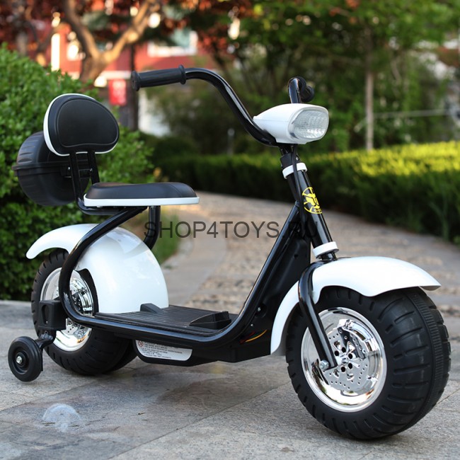 Детский электромотоцикл CityCoco - QK-306-WHITE