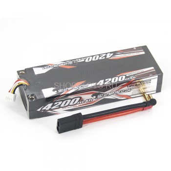 Аккумулятор Sunpadow Li-Po 11.1V 4200 40C S TRX plug - SP-4200-3-40C-S-T ​Аккумулятор Sunpadow Li-Po 11.1V 4200 40C S TRX plug - SP-4200-3-40C-S-T​