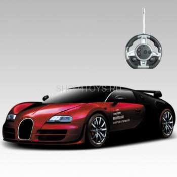 Радиоуправляемый конструктор - автомобиль Bugatti Veyron - 2028-1F03B Это не просто радиоуправляемая игрушка, но и конструктор. В набор конструктора входит 22 детали для сборки 1 автомобиля