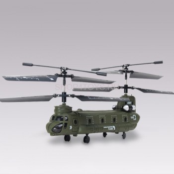 Радиоуправляемый вертолет Syma Chinook - S026G Радиоуправляемая модель вертолета Syma S026G с гироскопом и 3-х канальным пультом управления. Модель 2010 года.
