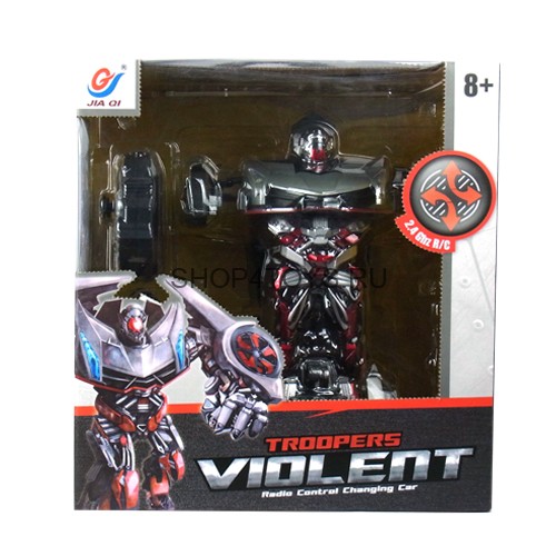 Радиоуправляемый робот-трансформер JQ Troopers Violent - TT667A Радиоуправляемый робот-трансформер JQ Troopers Violent - TT667A