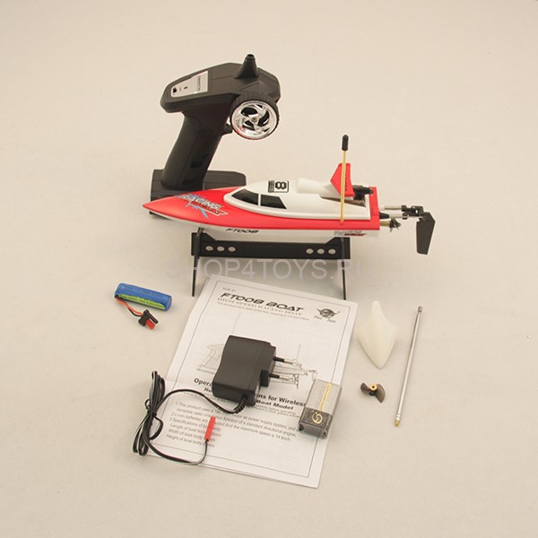 Радиоуправляемый катер Fei Lun Red High Speed Boat - FT008 Радиоуправляемый катер Fei Lun Red High Speed Boat - FT008