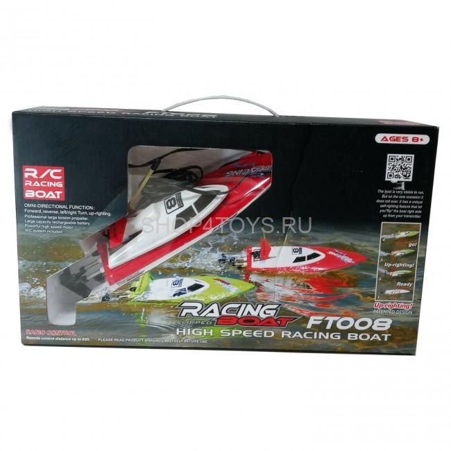 Радиоуправляемый катер Fei Lun Red High Speed Boat - FT008 Радиоуправляемый катер Fei Lun Red High Speed Boat - FT008