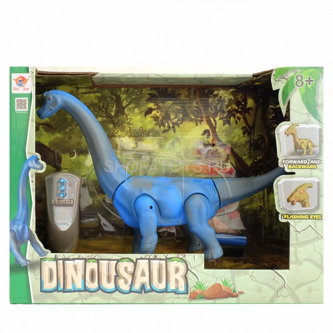 Радиоуправляемый динозавр Feilun Брахиозавр (35 см, свет, звук, акб) - FK008B Радиоуправляемый динозавр Feilun Брахиозавр (35 см, свет, звук, акб) - FK008B