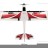Радиоуправляемый самолет Top RC Riot Pro 1400мм 2.4G RTF - TOP049E