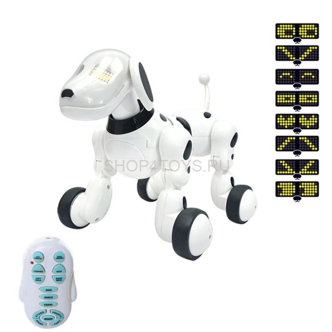 Интерактивная собака Zoomer на радиоуправлении (аккумулятор, музыка, звук, свет) - CS-619 Интерактивная собака Zoomer на радиоуправлении (аккумулятор, музыка, звук, свет) - CS-619