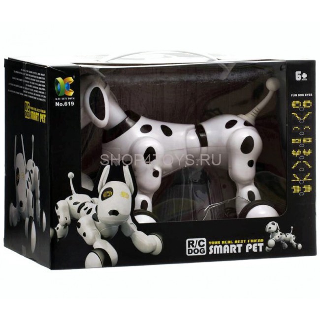 Интерактивная собака Zoomer на радиоуправлении (аккумулятор, музыка, звук, свет) - CS-619 Интерактивная собака Zoomer на радиоуправлении (аккумулятор, музыка, звук, свет) - CS-619
