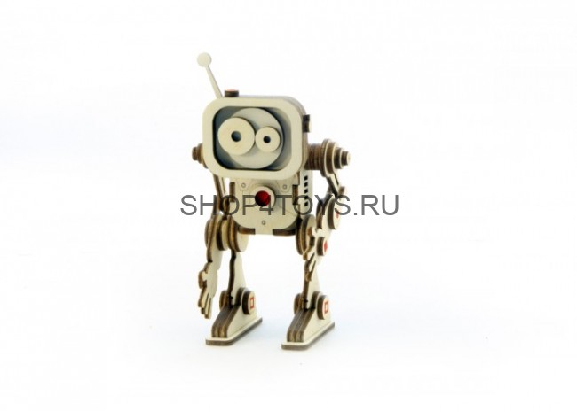 Конструктор 3D деревянный подвижный Lemmo Робот Флеш - Р-2 Конструктор 3D деревянный подвижный Lemmo Робот Флеш - Р-2