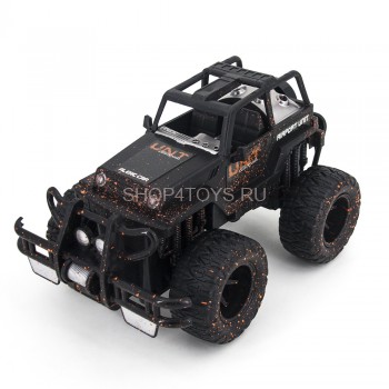 Радиоуправляемый черный внедорожник YED MUD SUV 1:16 - YE81408 Средний джип, который выпущен в масштабе 1:16 и без труда может преодолевать любые грязевые трассы