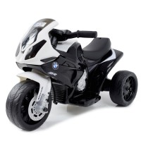 Детский электромотоцикл BMW S1000RR Black (трицикл, 6V) - JT5188