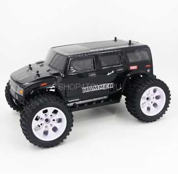 Радиоуправляемый джип HSP Electric Off-Road HAMMER ET 4WD 1:10 - 94116-88112 - 2.4G Радиоуправляемая полноприводная модель внедорожника 94111 с кузовом Хаммер и электродвигателем RC540. 