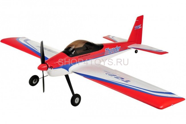 Радиоуправляемый самолет Top RC THUNDER PRO красный 1380 мм 2.4G RTF - TOP087C Радиоуправляемый самолет Top RC THUNDER PRO красный 1380 мм 2.4G RTF - TOP087C