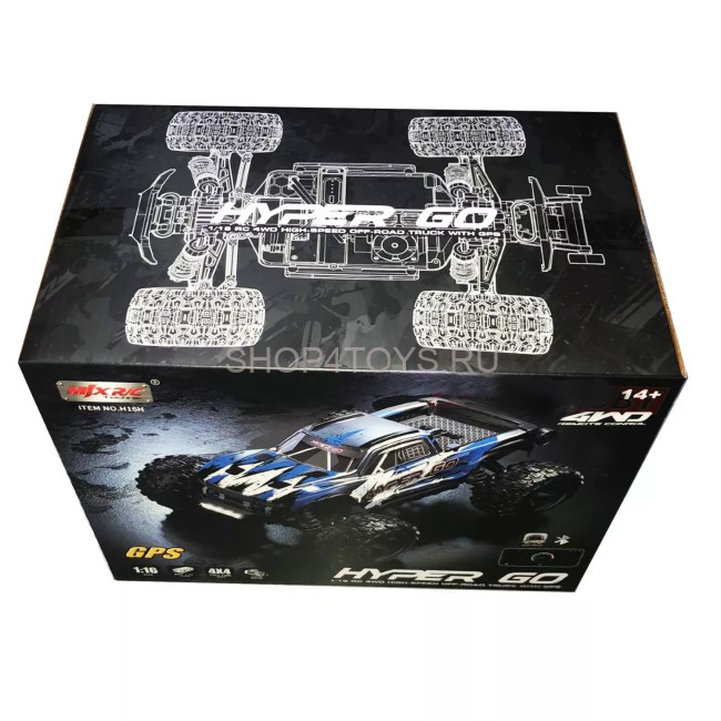 Радиоуправляемый джип MJX Hyper Go 4WD LED GPS 1:16 2.4G - MJX-H16H-1 Радиоуправляемый джип MJX Hyper Go 4WD LED GPS 1:16 2.4G - MJX-H16H-1