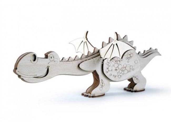 Конструктор 3D деревянный подвижный Lemmo Сказочный замок - СК-2