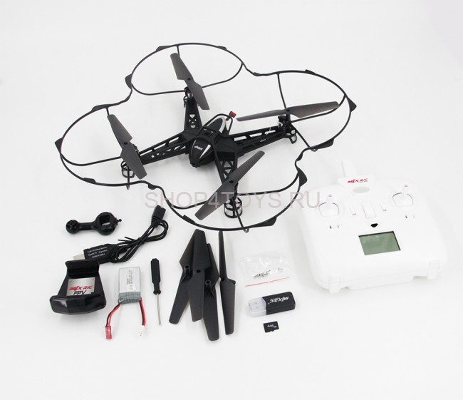 Радиоуправляемый квадрокоптер с барометром HD камера MJX X301H FPV 2.4G - X301H