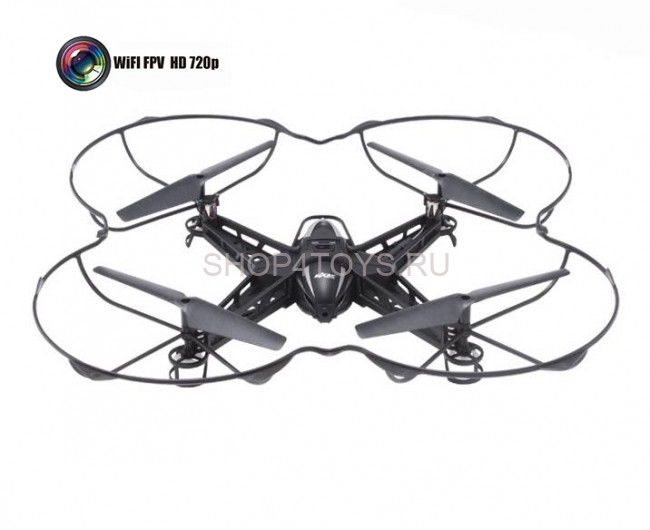 Радиоуправляемый квадрокоптер с барометром HD камера MJX X301H FPV 2.4G - X301H
