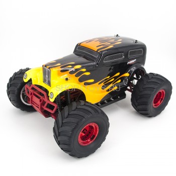 Радиоуправляемый внедорожник HSP Hot Rod 4WD 1:10 2.4G - 94111-STS046 Радиоуправляемый внедорожник HSP Hot Rod 4WD 1:10 2.4G - HSP-94111-STS046 - это полноуправляемая полноприводная модель внедорожника с электродвигателем.