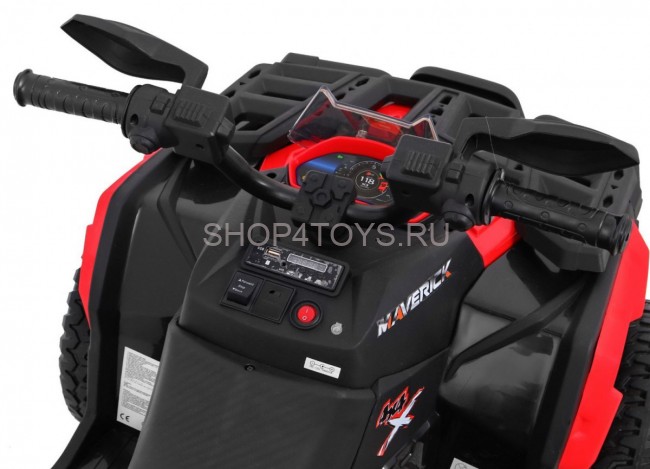 Детский квадроцикл Maverick ATV 12V 4WD - BBH-3588-4-RED Детский квадроцикл Maverick ATV 12V 4WD - BBH-3588-4-RED