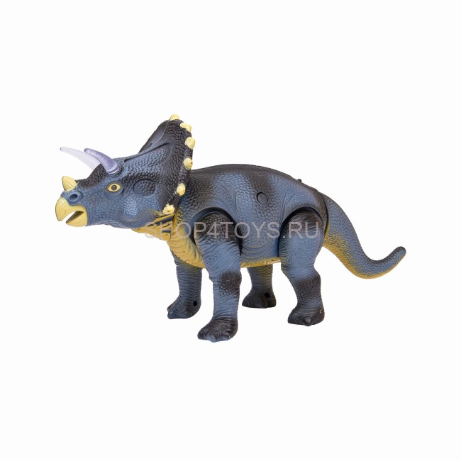 Радиоуправляемый динозавр - Трицератопс (39 см, серый, свет, звук) - 9982-GREY Радиоуправляемый динозавр - Трицератопс (39 см, серый, свет, звук) - 9982-GREY
