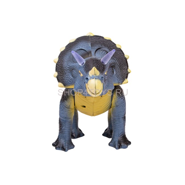 Радиоуправляемый динозавр - Трицератопс (39 см, серый, свет, звук) - 9982-GREY Радиоуправляемый динозавр - Трицератопс (39 см, серый, свет, звук) - 9982-GREY