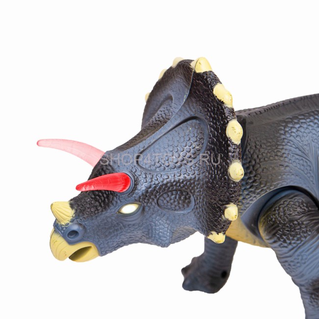 Радиоуправляемый динозавр - Трицератопс (39 см, серый, свет, звук) - 9982-GREY Радиоуправляемый динозавр - Трицератопс (39 см, серый, свет, звук) - 9982-GREY