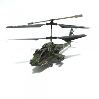 Радиоуправляемый вертолет Apache AH-64 - S109G с гироскопом Радиоуправляемая модель вертолета Сима S109G на дистанционном управлении с Gyro.