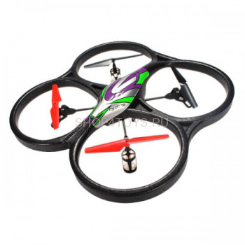 Радиоуправляемый квадрокоптер WLToys V333 Cyclone UFO Drones 2.4G - V333 Новинка 2014 года. Радиоуправляемый квадрокоптер WLToys V333 с 6-осевым гироскопом, автоматической стабилизацией и подсветкой. Самый большой квадрокоптер в линейке WLToys с размером 61.5 см по диагонали.