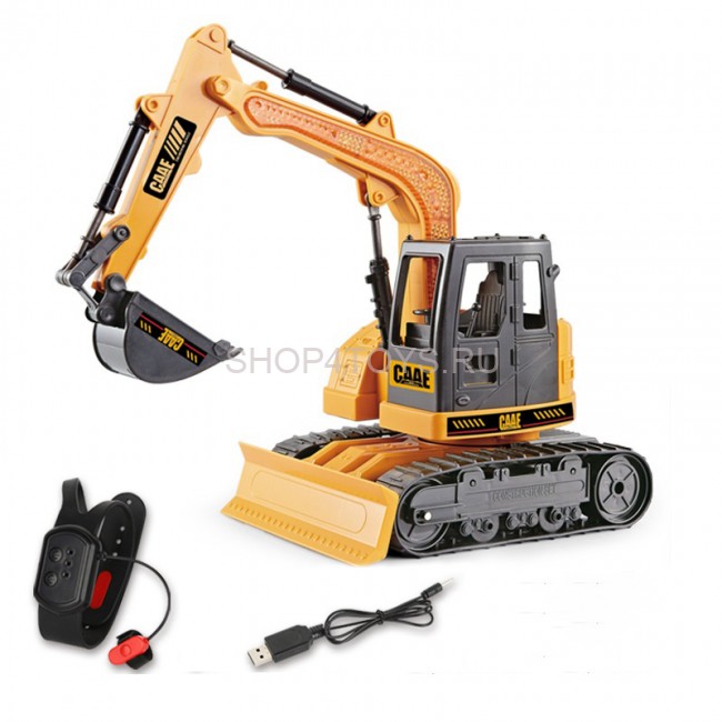 Радиоуправляемый экскаватор RuiCheng CAAE масштаб 1:20 (пульт часы 2.4G) - RUI-9303A Радиоуправляемый экскаватор RuiCheng CAAE масштаб 1:20 (пульт часы 2.4G) - RUI-9303A