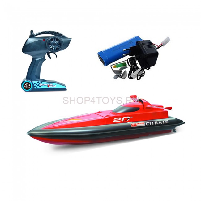Радиоуправляемый катер Create Toys Red Fierce (80 см, 15 км/ч) - CT-3332K-RED Радиоуправляемый катер Create Toys Red Fierce (80 см, 15 км/ч) - CT-3332K-RED