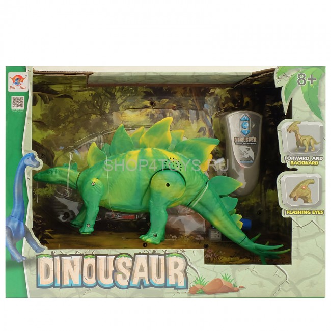 Радиоуправляемый динозавр Feilun Стегозавр (35 см, свет, звук, акб) - FK007B Радиоуправляемый динозавр Feilun Стегозавр (35 см, свет, звук, акб) - FK007B