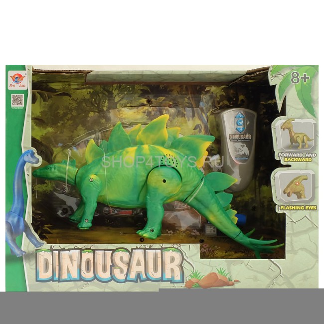 Радиоуправляемый динозавр Feilun Стегозавр (35 см, свет, звук, акб) - FK007B Радиоуправляемый динозавр Feilun Стегозавр (35 см, свет, звук, акб) - FK007B