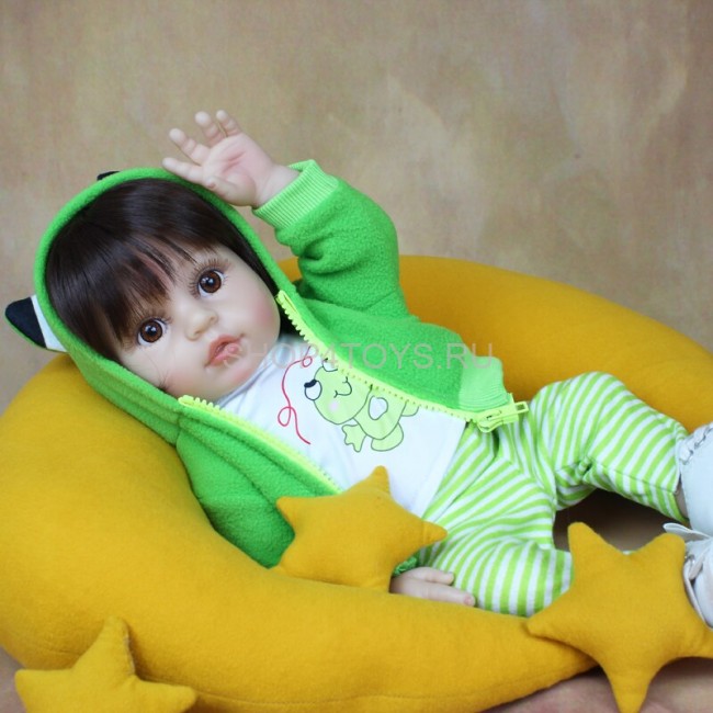 Реборн мальчик с силиконовым  телом Даня