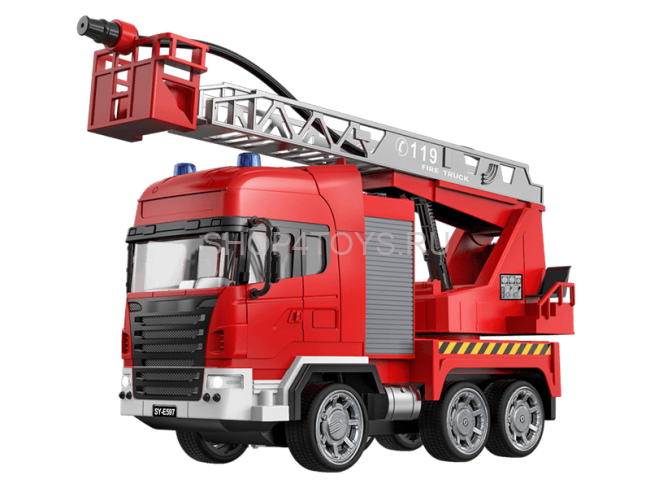 Радиоуправляемая пожарная машина Double E поливает водой 1:20 2.4G - E597-003 Радиоуправляемая пожарная машина Double E поливает водой 1:20 2.4G - E597-003