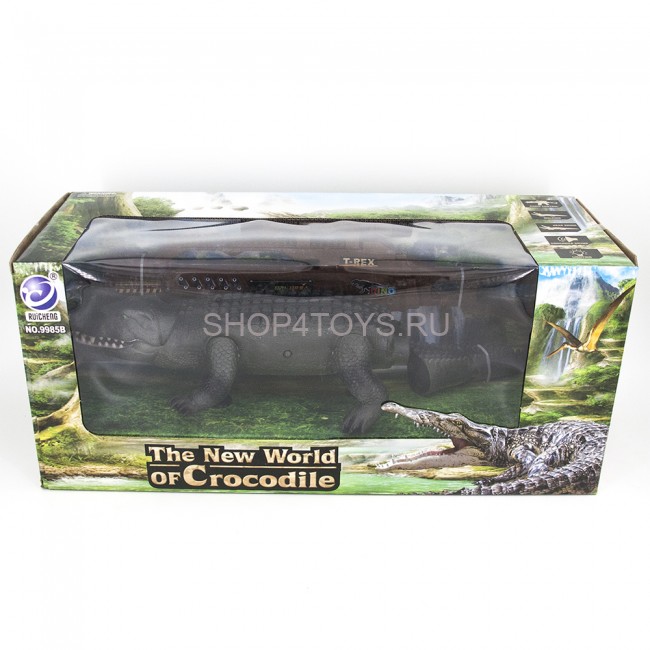 Радиоуправляемый зеленый крокодил со световым автоматом RuiCheng - 9985B Радиоуправляемый зеленый крокодил со световым автоматом RuiCheng - 9985B