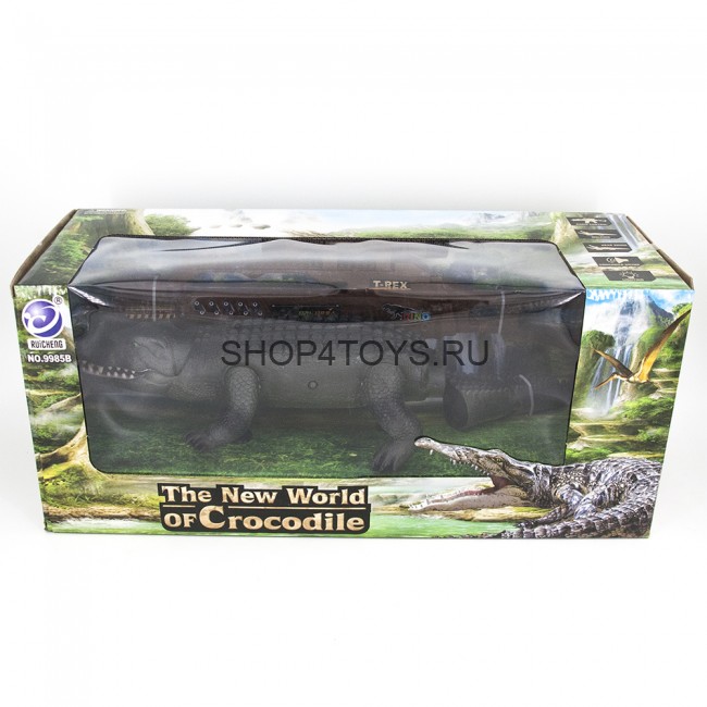 Радиоуправляемый зеленый крокодил со световым автоматом RuiCheng - 9985B Радиоуправляемый зеленый крокодил со световым автоматом RuiCheng - 9985B