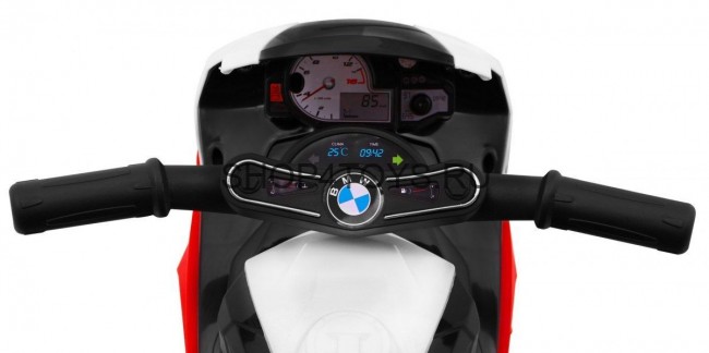 Детский электромотоцикл BMW S1000RR Red (трицикл, 6V) - JT5188-RED
