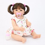 Реборн силиконовая с длинными волосами Эрика Реборн силиконовая с длинными волосами Эрика